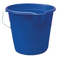 Plastic Bucket Blue Pack of 4