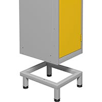 Probe Locker Stand Adjustable Levelling Feet H150mm Silver For 701218 Locker 7 Year Warranty