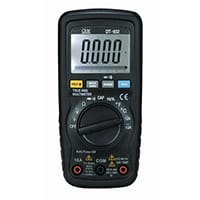Auto Ranging Digital Multimeter With Soft Zip Carry Pouch 2 Test Leads And Battery