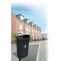 Hooded Outdoor Bin 50L Single Pack