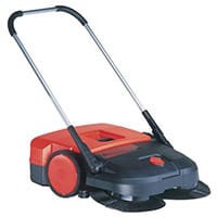Manual Pedestrian Sweeper Capacity 50L Single Pack