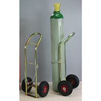 Single Industrial Gas Cylinder Trolley Puncture Proof