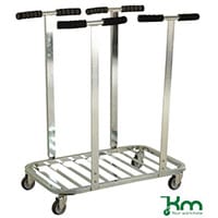 Mobile Sackholder Double Bag Trolley 75L Single Pack