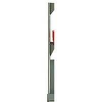 Modular Square Tube Workbench Rear Accessory Posts Height 1000mm