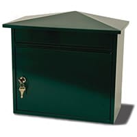 Mersey Extra Large Post Box Green