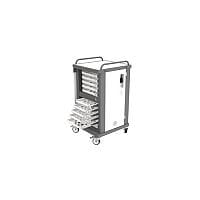 Heavy Duty Laptop Storage Trolley Holds Up To 10 Mid Size Laptops