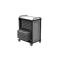 Heavy Duty Laptop Storage Trolley Holds Up To 24 Mid Size Laptops