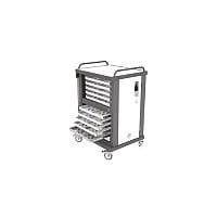 Heavy Duty Laptop Storage Trolley Holds Up To 16 Small Sized Laptops