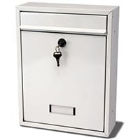 Large Modular Post Box White