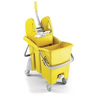 Divided Bucket With Drain Plug