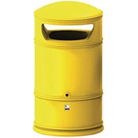 Heritage Lite Bin Yellow 100L