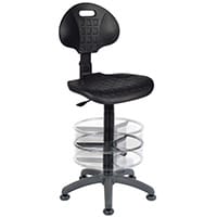 Labour Pro Industrial Draughtsman Chair With Heavy Duty Poly Seat
