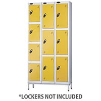 Probe Locker Stand Adjustable Levelling Feet H150mm Silver For 701855 Police Locker 7 Year Warranty