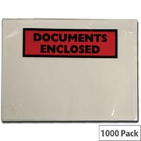 Tenza Self Adhesive Documents Enclosed Wallet DL Pack of 1000 DL2 PLE-DOC-DL