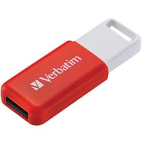 Verbatim Databar USB Drive USB 2.0 16GB Red 49453