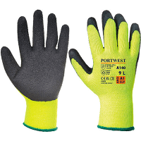 Portwest A140 Thermal Grip Glove Black Medium
