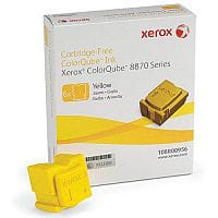 Xerox Colorqube 8870 Ink Stick 17K Yellow Pack of 6 108R00956