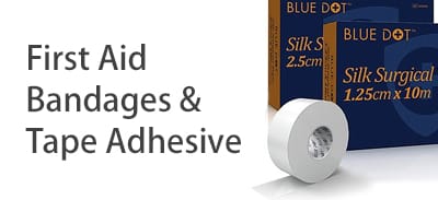First Aid Bandages & Tape Adhesive