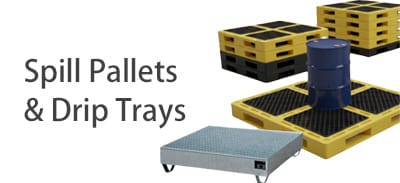 Spill Pallets & Drip Trays