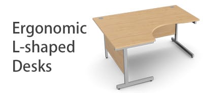 Ergonomic L-Shaped Desks