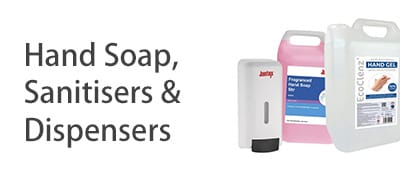 Hand Soap, Sanitisers & Dispensers
