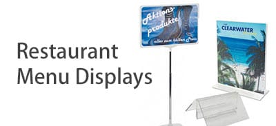 Restaurant Menu Displays