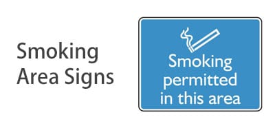 Smoking Area Signs