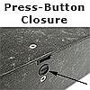 box files with press-button open-closure mechanism