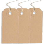 Brown Strung Tags
