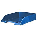 blue letter trays