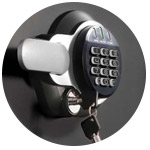 Electronic & Key Lock