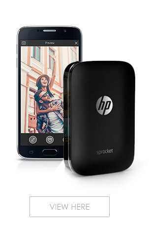 HP Sprocket Photo Colour Printer Bluetooth Black X7N08A