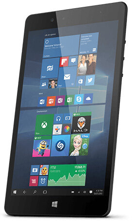 Linx 810 Windows 10 Tablet side view
