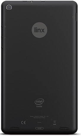 Linx 810 Windows 10 Tablet back view