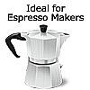 Ideal for espresso coffee makers
