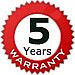 5 year of warranty