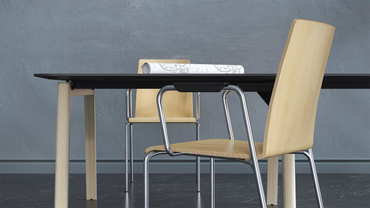 Moon Wood Meeting chair