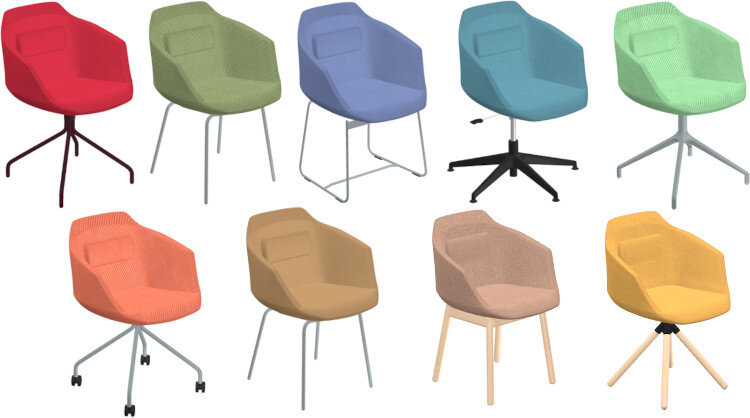 Ultra Meeting Room Chair Variations