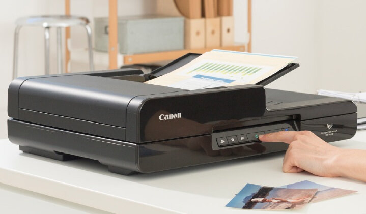 Canon imageFORMULA DR-F120 Sheetfed/Flatbed Scanner 600 dpi Optical 24-bit Color 8-bit, USB