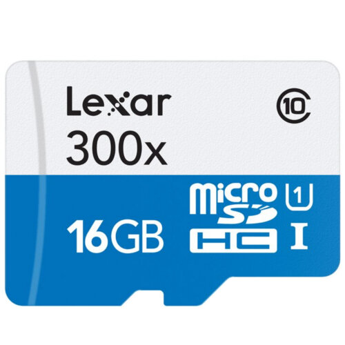 Lexar High Performance Flash Memory Card 16 GB microSDHC