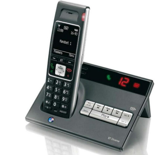 BT Diverse 7450 Plus DECT Cordless Telephone SMS SIM Read/Write TAM HuntOffice.ie