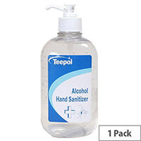 Teepol Alcohol Hand Sanitiser Gel 500ml