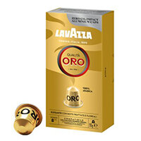 Lavazza Eco Caps Nespresso Coffee Machine Compatible Capsules Qualita Oro 100% Compostable