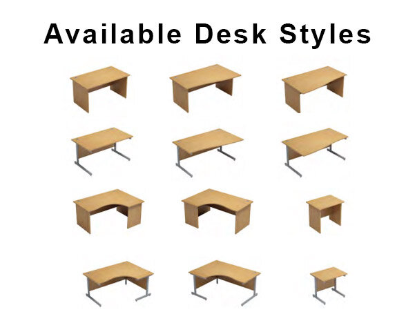 Ashford desking range - desks