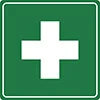 Green Square/Rectangle Safety Sign