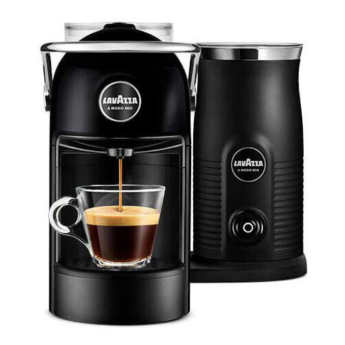 Lavazza A Modo Mio Jolie & Milk Capsule Coffee Machine with Milk Frother Black