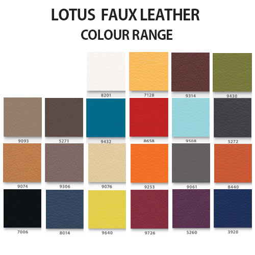 lotus material colour range for Kleiber Thunder chairs
