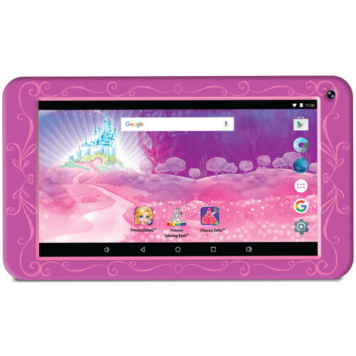  eStar 7in Princess Themed Tablet 8GB Storage Pink HuntOffice.ie