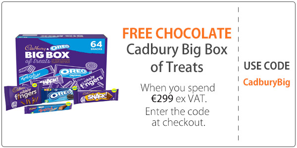 Free cadbury big box of treats chocolates