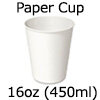 disposable paper coffee hot drinks cup 16oz 450ml